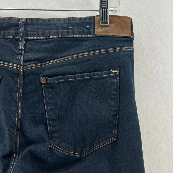 H&M Jeans Womens Sz 31 Low Rise Skinny Leg Stretch Dark Washed Denim Cotton Blue - Picture 6 of 10